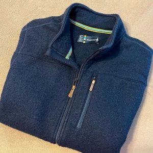 Men’s Navy Blue Fleece Vest by Smartwool